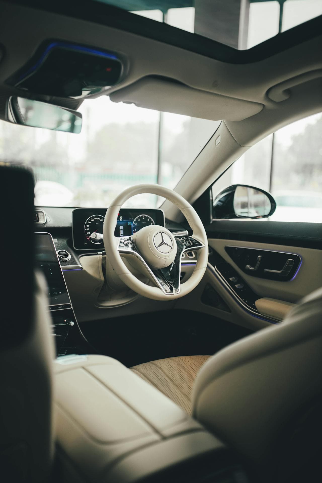 The interior of an executive saloon